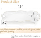 Tlence 16" Large Ceramic Serving Tray - Image 2