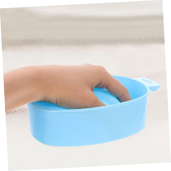 2pcs Nail Art Soak Bowls Manicure Tools for Nail Soaking and Polishing and Dead Skin Treatment