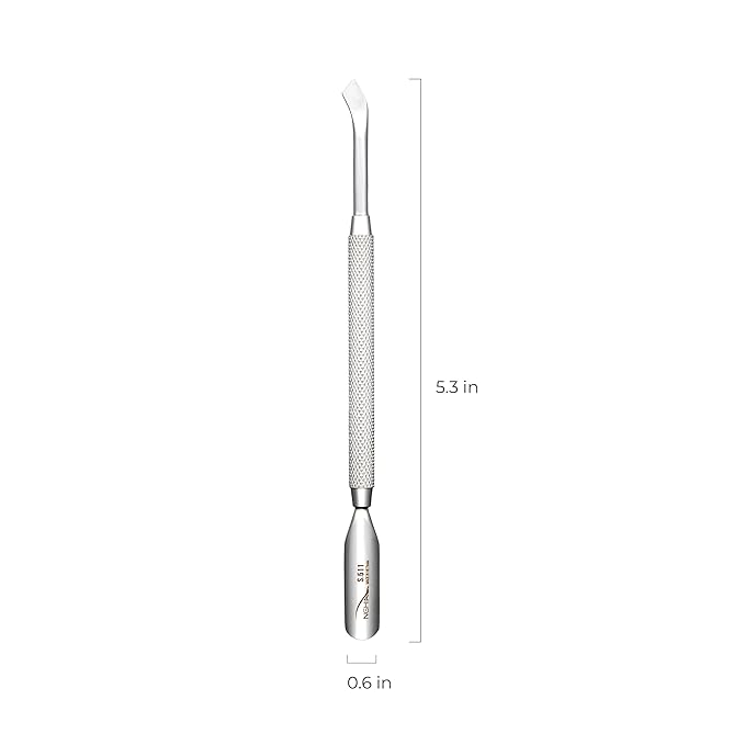 NGHIA Pusher - S-511 (Stainless Steel) | Double–Ended Ingrown Nail Treatment and Cuticle Pusher | Premium Quality for Nail Care | Ergonomic Design | Suitable for Professional & Home Use