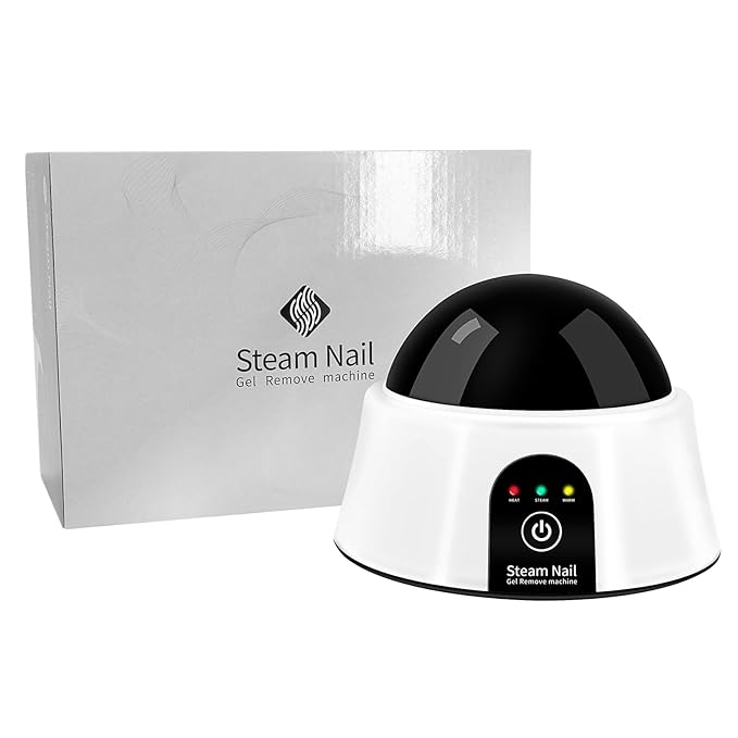 Electric Nail Soaking Bowl, Soak off Bowl for Gel Nail Polish, Acrylic Nails, Dip Powder Removal, Black
