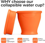 TakeToday Collapsible Cup 8 oz, Foldable - Image 2