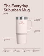 STANLEY The Everyday Suburban Mug | 16 oz | Drink Through Lid | Cup - Image 4