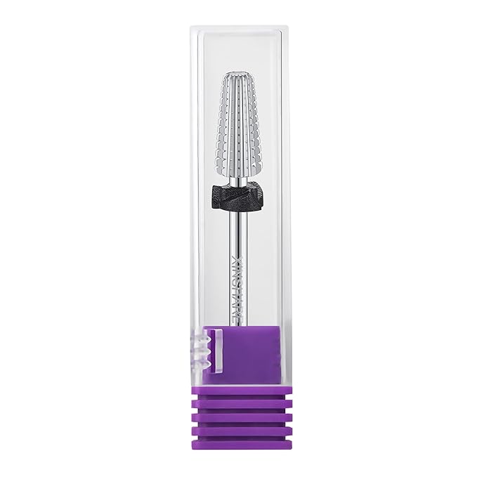 5 in 1 Nail Drill Bit 3/32" Tungsten Carbide Multifunctional Nail Bits Professional Fast Removing Acrylic Hard Gels Cuticle Nail Efile Bit for Nail Drill Machine Extra Coarse(XC)