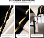 Avigers Table Runner 12 x 108 Inch, Tassels | Faux Silk double-layer accent - Image 7