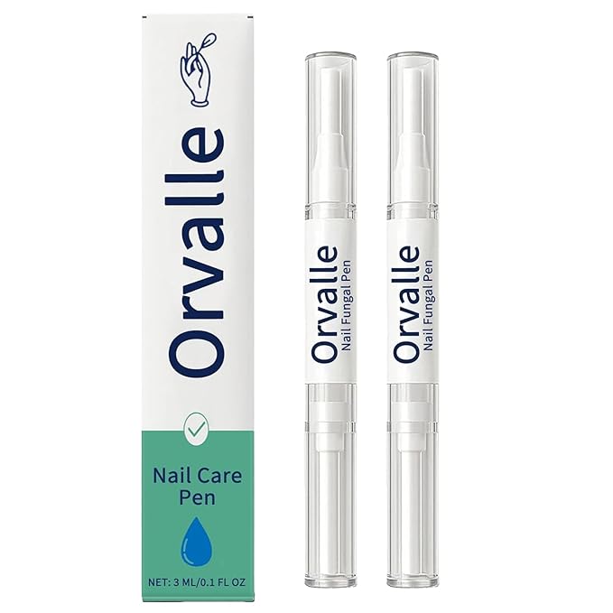 Orvalle Nail Fungus Pen,Toenail fungus pen,Nail Growth Pen for Repair & Strengthener,Nail Growth Treatment Repair Serum Twist Pen Activator for Repair & Strengthener(2pcs)