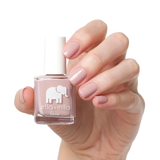 ella+mila Professional, Quick Dry, Long-Lasting & Chip-Resistant Pink Nail Polishes (Forever Mine - 0.45 fl oz)
