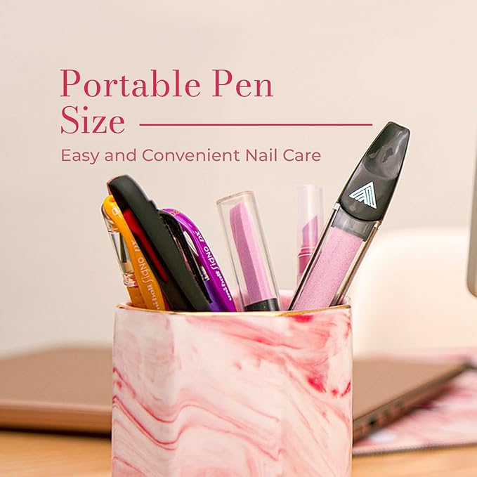 Ceramic Files for Nails, Manicure Fingernail Files with Cases, Expert Precision Filing, Leaves Nails Smooth- Perfect for Women, Men, Kids & Baby, Professional Manicure & Pedicure Kit