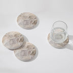Set of 6 Abstract Marble Coasters - Image 3