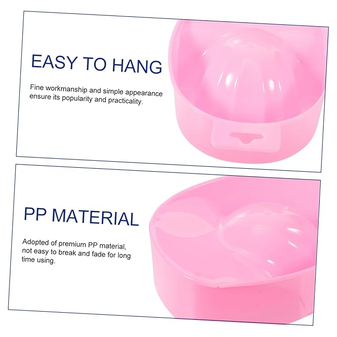 MERRYHAPY Single Layer Soaking Bowl Manicure Hand Soaking Bowl for Nail Removal and Care Tools