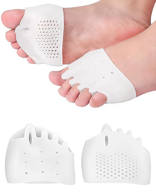 1 Pair Metatarsal Pads Toe Separators for Bunion Correction,Soft and Breathable Hammer Toe Corrector Toe Spacers for Women Men Feet Relief