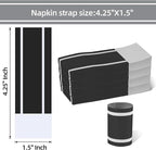Germiwipe 500 Pcs Self-Adhesive Napkin Bands | Disposable Paper Napkin Rings - Image 6