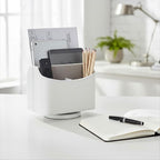UnionBasic Rotating Desk Organizer, 360 Desk Spinning Caddy, Desktop TV - Image 4