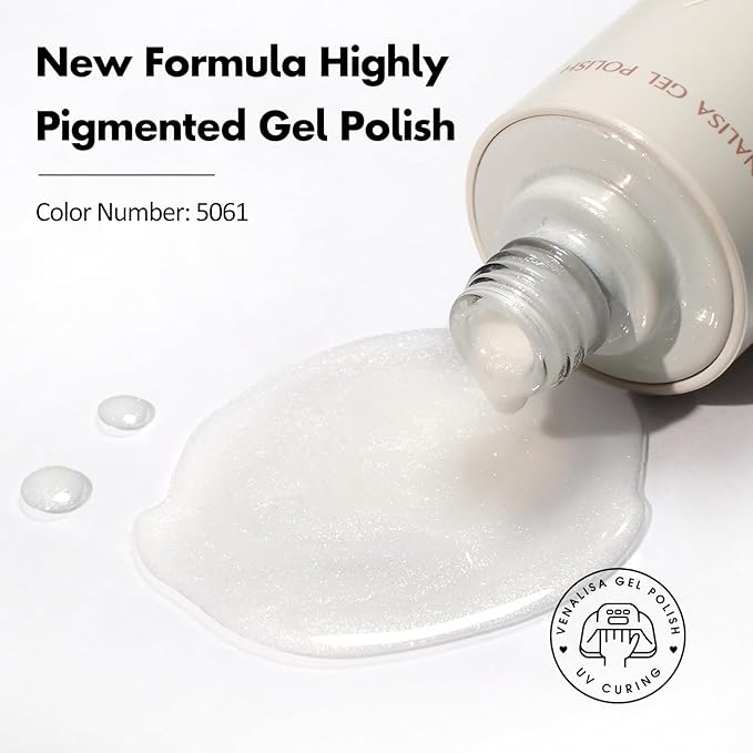 VENALISA Glitter Gel Nail Polish 1 Pcs 10ML Soak Off Salon Manicure DIY at Home Nail Art For Girls Women