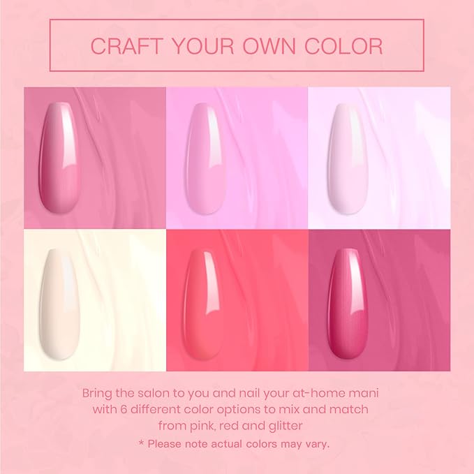 Beetles Pink Gel Nail Polish Nude Pink Rose Red Milky White Gel Polish Set Sweetheart Candies Collection Soak Off UV LED Gifts for Mom