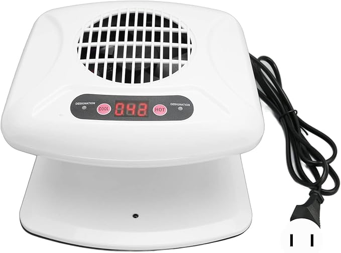Nail Polish Dryer, 400W Portable Automatic Sensor Nail Art Blower Cool Warm Air Blow Nail Art Tools Enlarged Air Outlet Regular Nail Polish Drying Fan for Professional Salon Home