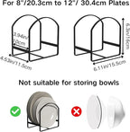 LINFIDITE 2 Pack Kitchen Plate Holder Organizer - Image 6