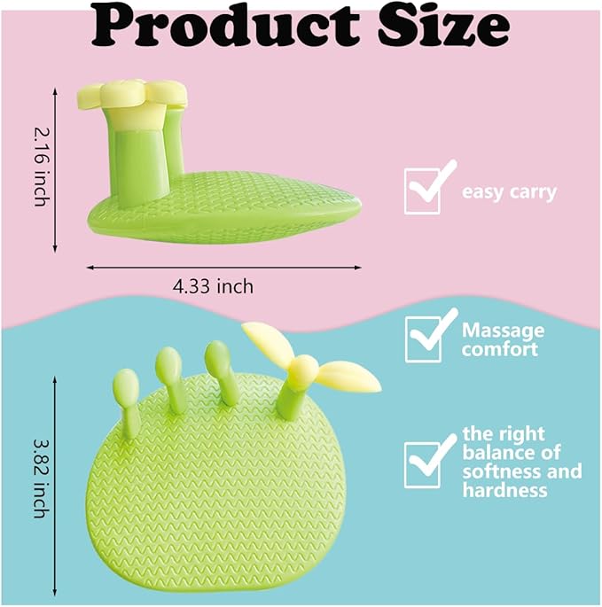 Toe Separators for Overlapping Toes Women,Flowers and Leaves Calf Trainer Toe Separators for Women,Bunion Corrector Thin Leg Exerciser,Suitable Having Plantar Fasciitis,Bunions,Other Foot Pain