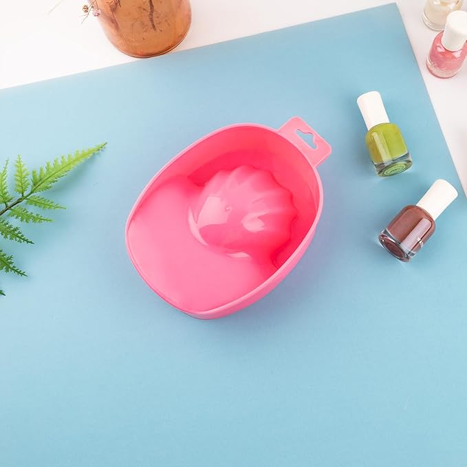 Framendino, 2 Pack Manicure Bowls Nail Soaking Soak Off Tray Art Hand Wash Spa Tool