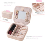 KElofoN Travel jewelry case Travel jewelry box Travel Jewelry Organizer Small - Image 3