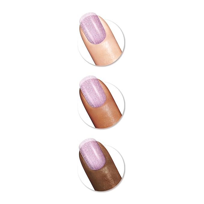 Sally Hansen Insta-Dri Galactic Nail Polish | Quick Dry, Long Lasting, Streak-Free Shine | Sheer, Shimmery | 111 Inter-Stellar | Celestial Lilac Nail Color