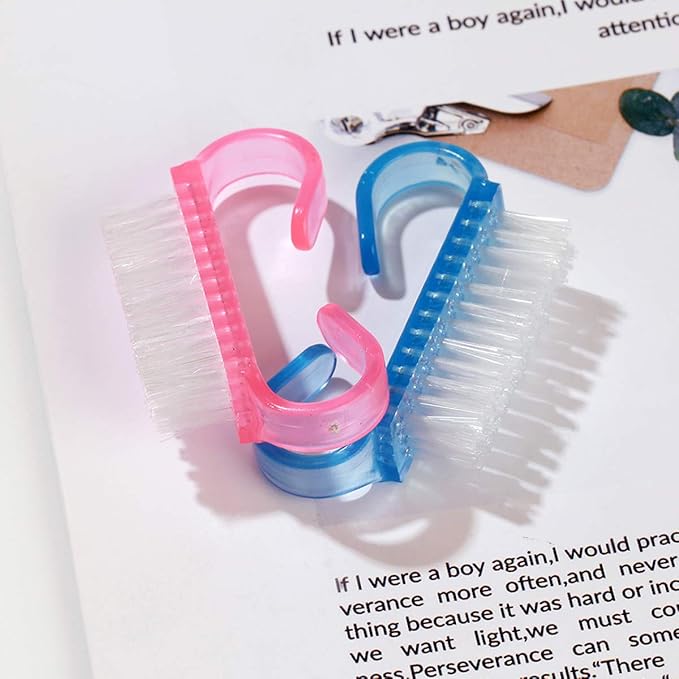 20PCS Handle Grip Nail Brush, Christmas Thanksgiving Gifts for Women Girls