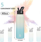 BJPKPK 40oz Insulated Water Bottle - Image 4