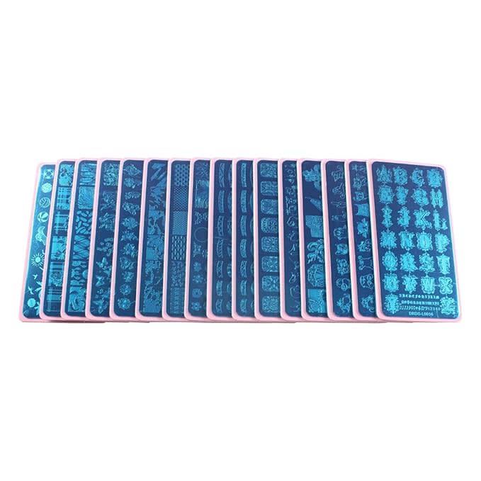 VNC 20Pcs 12X6cm Nail Art Soft Stamping Protective shell Plastic Holder Stamper Rectangel Stamp Holder