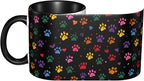 Yrebyou Paw Print Coffee Mug 11oz Ceramic Cup - Image 3