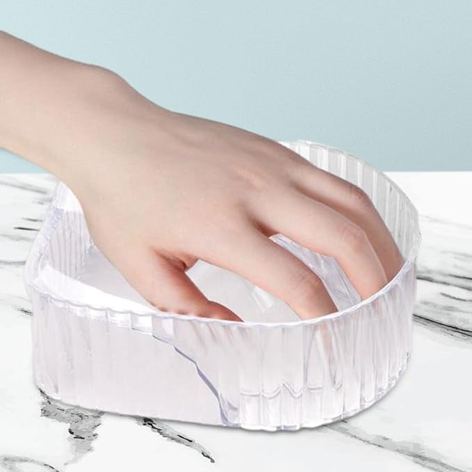Generic Hand Soaking Bowl Soak Off Finger Bowl, Soak Off Gel Polish Remover Bowl Nail Soak Off Bowl Nail Art Tool, Powder Remover Tools, for Home, Transparent