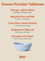 Sweese 18 oz Medium Porcelain Bowls - Image 7