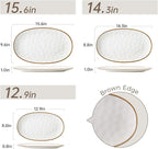 Ceramic Oval Serving Platter - Image 2