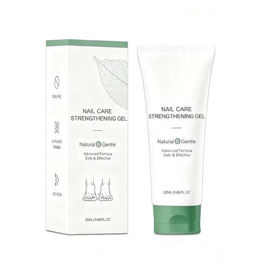 Natural Nail Care Gel, Nutraboost Strengthening Cuticle Serum for Damaged & Brittle Nails, 20ml (1 pcs) (1pcs)