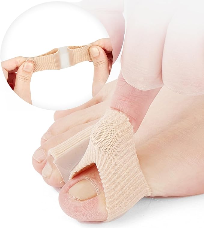 Toe Separators for Overlapping Toes, Hammer Toe Straightener, Toe Spacers Women Men, Gel Toe Separators to Correct Your Toes,Toe Separator for Bunion Pain Relief for Hallux Valgus, Foot Pain (S)