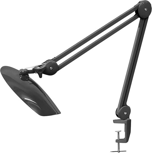 Neatfi XL 2,200 Lumens LED Task Lamp, 24W Super Bright Desk Lamp, 117 Pcs SMD LED, 4 Level Brightness, Dimmable, Task Light for Home, Office, Workbench (Non-CCT, Space Gray)