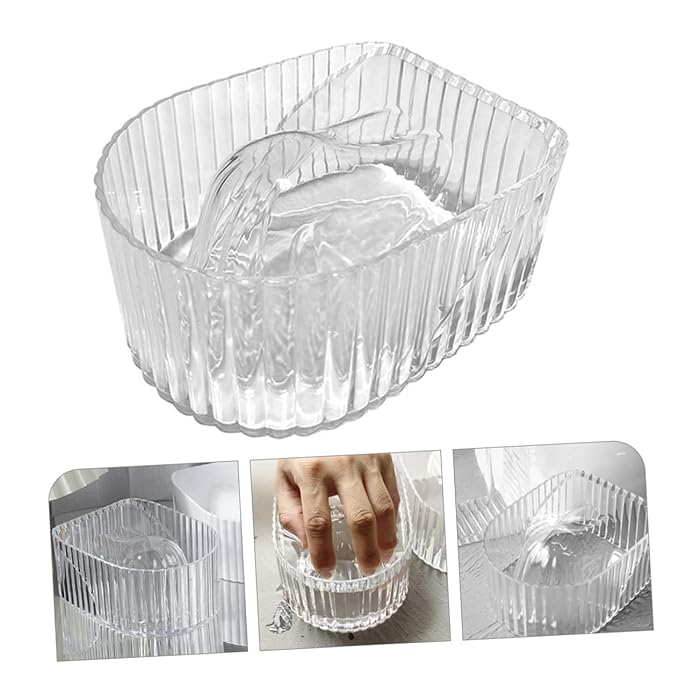 Nail Soaking Bowl, Soak Off Gel Polish Dip Powder Remover Manicure Bowl, Nail Art Polish Remove Wash Soaker Tray Manicure Spa Tool