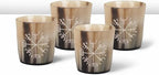 Handicrafts Home Viking Horn Shot Glasses Set of 4, Handmade Natural Ox Horn by HandicraftsHome