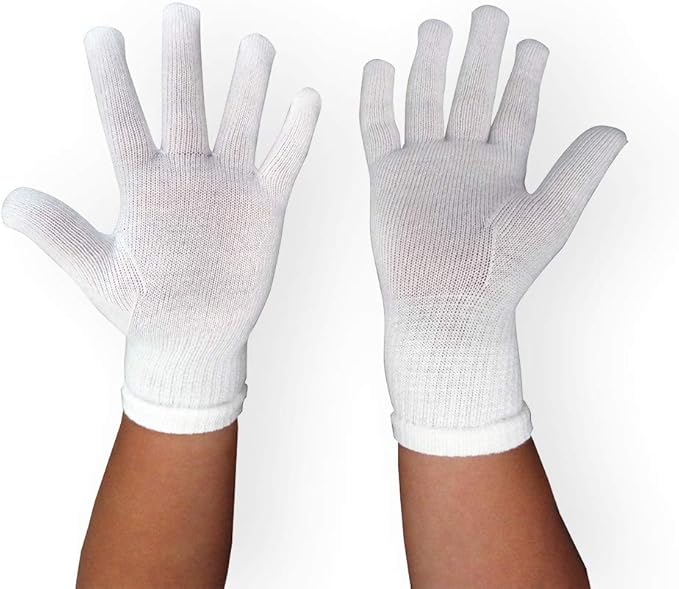 Zinc-Infused Gloves for Children with Eczema - Wet Wrap Therapy (Small)