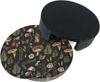 Mushroom Witch Witchy Vintage Plant Coasters - Image 9