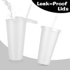 Hxezoc 16 Pieces Reusable Cups - Image 8