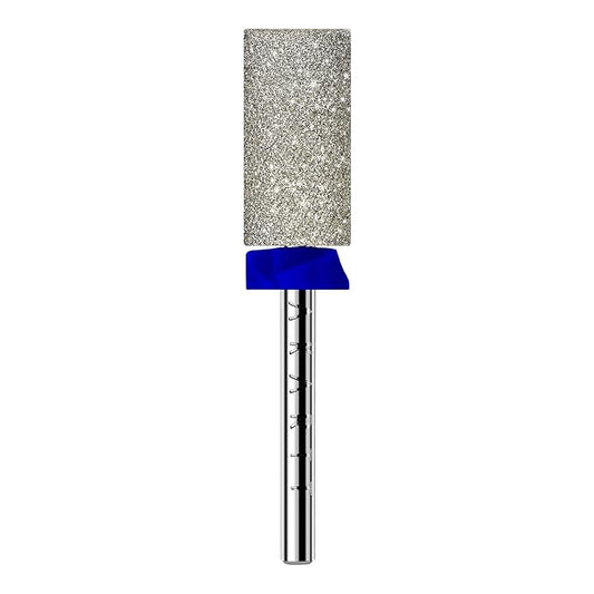 Makartt Nail Drill Bits - Large Barrel Carbide Diamond Sanding Bit for Nails Prep Shaping, Upgrade Drill Tips with Cross Teeth and Dust-Proof Ring for Manicure Salon Cuticle Remove, M #150 Grit