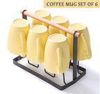 Coffee Mugs Set of 6, 12oz Ceramic Coffee Mugs - Image 7