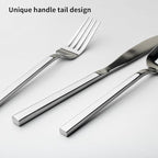 Alata Cube 20-Piece Forged Flatware Set, Service - Image 2