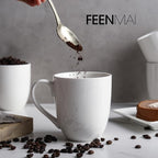 Coffee Mugs Set of 6, 16Oz Large Ceramic Mugs - Image 8