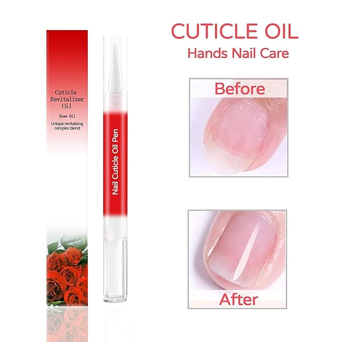 AIJIMEI Cuticle Oil Pens 8pcs Cuticle Oil Nail Oil Cuticle Nail Nutrition Oil Cuticle Oil Pen for Nails Moist Nail Repair Nail Care Essential Oil Moist
