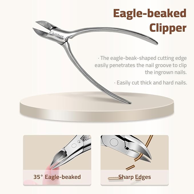 Manicure Set, 9-in-1 Stainless Steel Professional large nail clippers and Nail Cutters Kit, Includes Nail File, Cuticle Trimmer, with Portable Travel Case kit,Gifts For Women Men