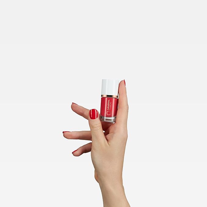 Mineral Fusion Nail Polish, Bright Red, Fast 'N Fabulous Fast ‘n Fabulous 0.33 Fl Oz (Pack of 1)