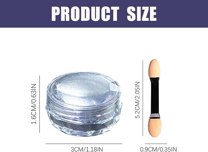 WEILUSI Cat Eye Chrome Powder Holographic Purple Magnetic Powder Glitter Mirror Effect 9D Cat Eye Effect Nail Pigment Glitter Galaxy Effect Dust for Nail Art Manicure Gel Polish