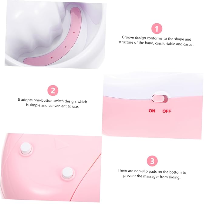 FRCOLOR Nail Art Gel Remover Soak Bowl for Manicure Care Electric Tool for Quick Nail Polish Removal Portable Design for Home Salon