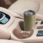 Tumbler with Straw and Lid, Insulated Coffee Travel Mug Tumbler 20 oz Stainless - Image 6
