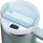 STANLEY Quencher H2.0 Flow State Tumbler, 20 oz, Seafoam | Handle and Straw | - Image 2